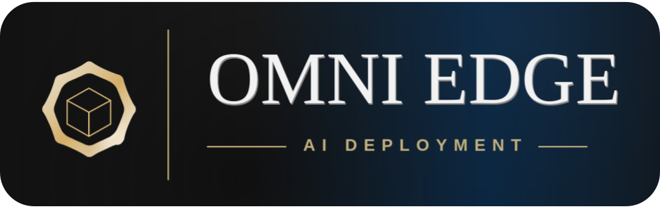 Omni Edge AI deployment brand visual